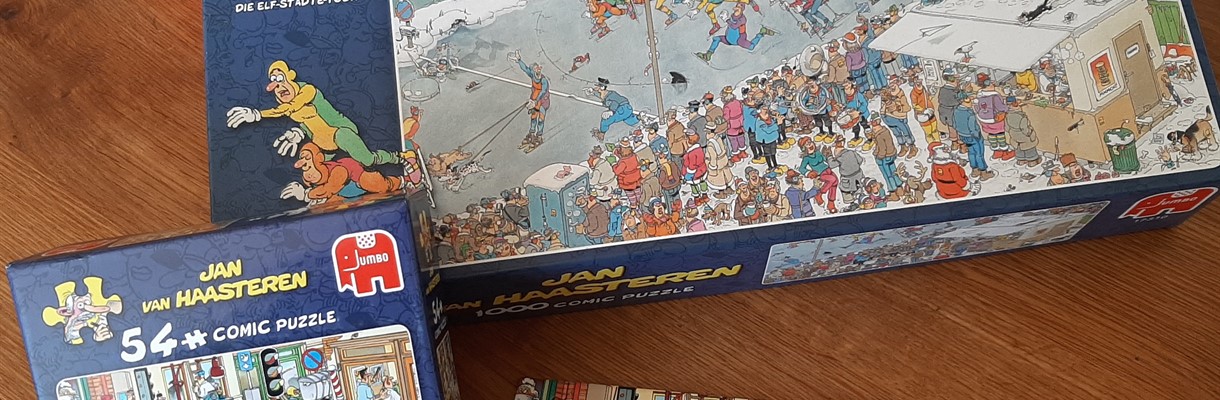 Ik puzzel, jij puzzelt, wij puzzelen