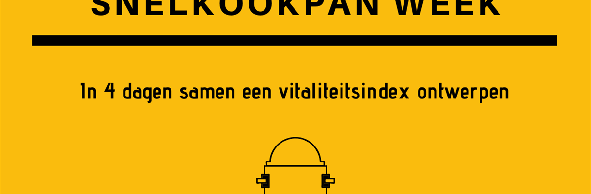 In 4 dagen  samen een vitaliteitsindex ontwerpen. Doe je mee?