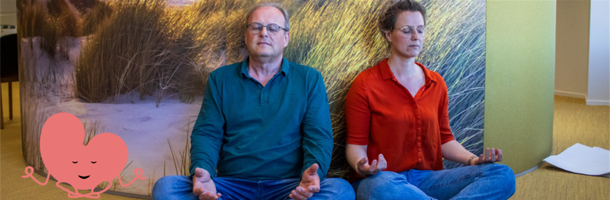 Yoga met een collega